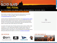 Tablet Screenshot of blockislandmusic.com